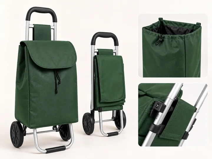 Custom Foldable Shopping Trolley Bag for bulk custom promotional orders